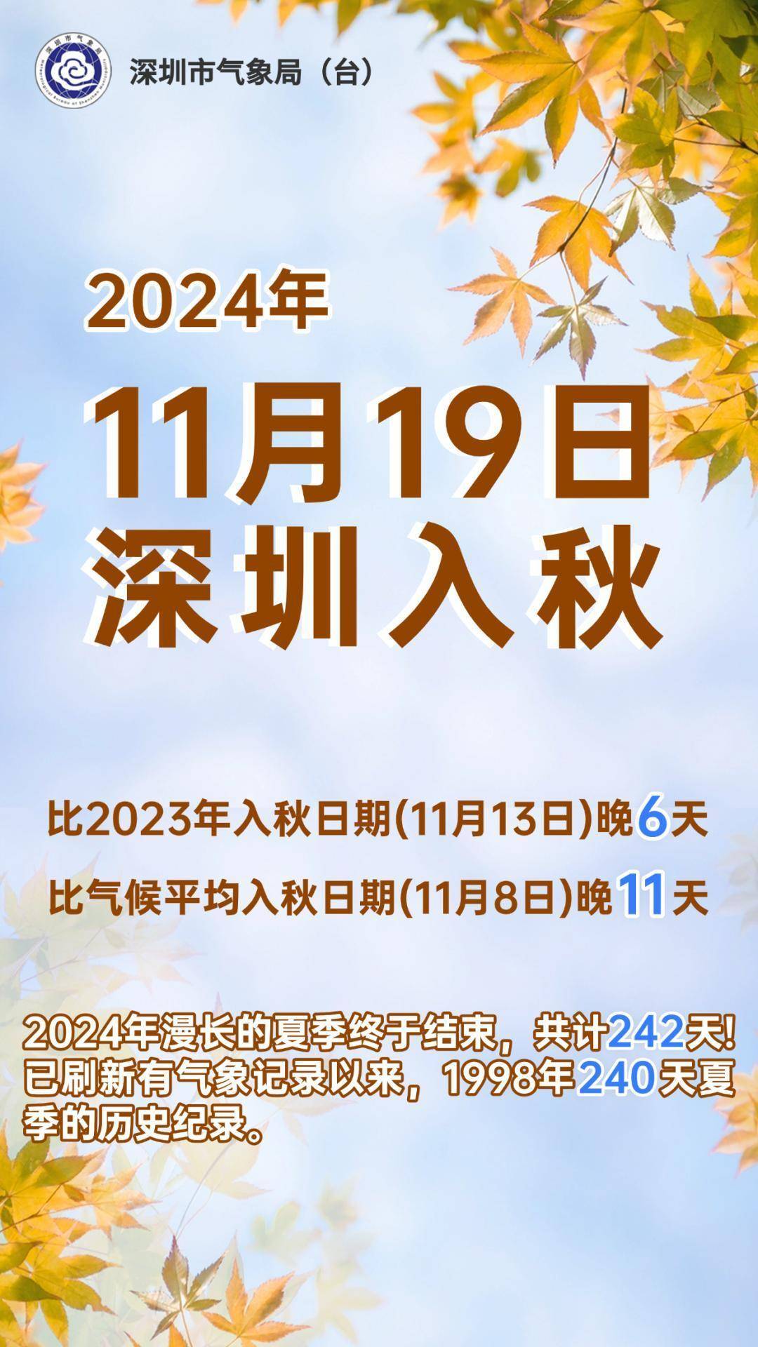 深圳官宣已入秋，广州呢？新一股超强冷空气又在路上了｜温度记